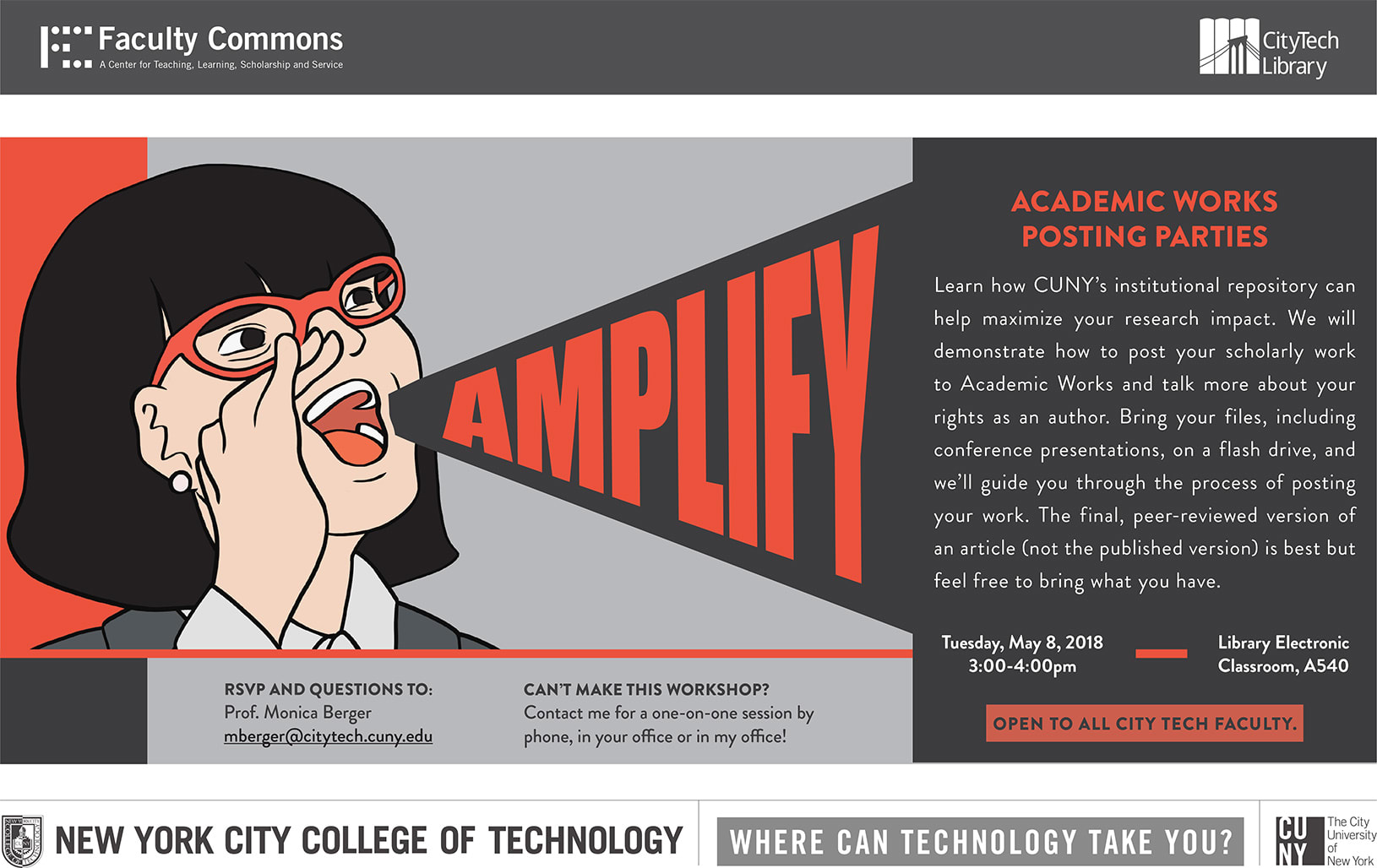 CUNY Academic Works Posting Parties